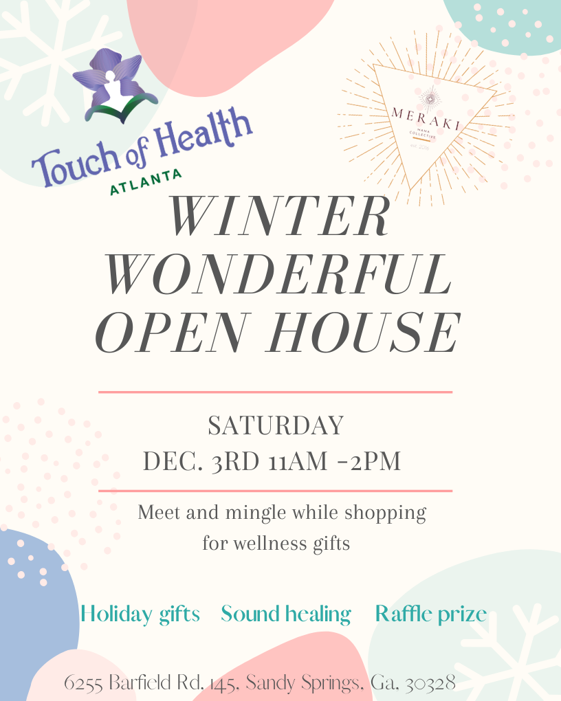 Winter Open House and Market - Touch of Health Atlanta